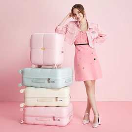 2025新款箱包行李箱云朵静音万向轮拉杆箱PC商务登机密码旅行箱