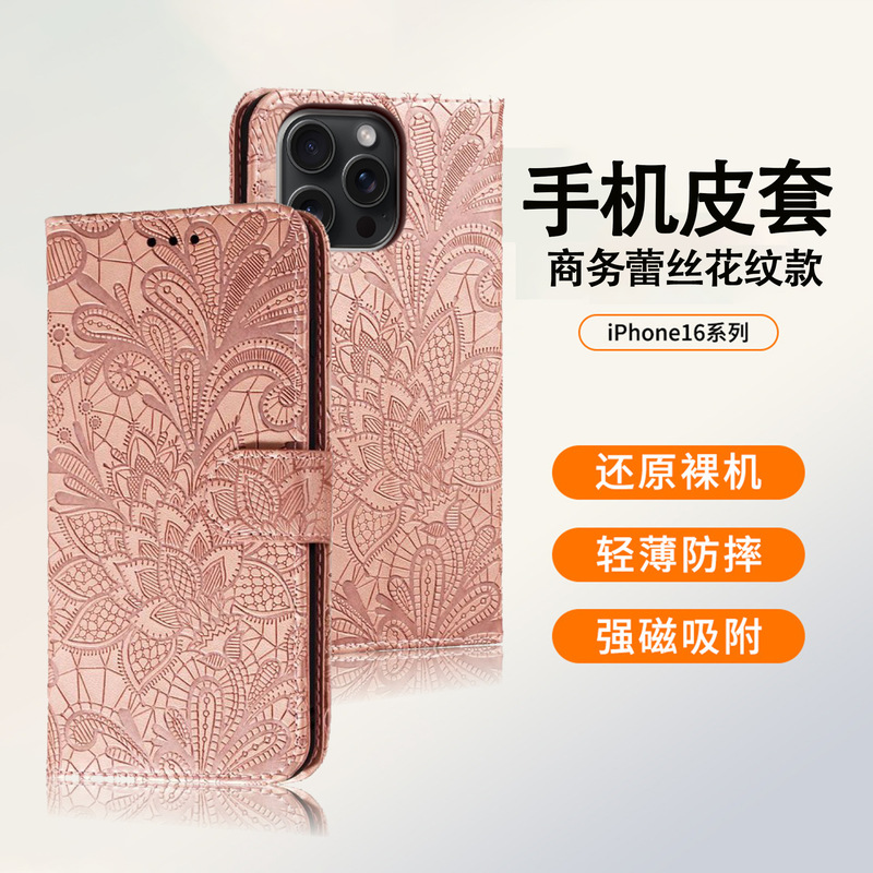 Cross-Border Applicable Google Pixel10Proxl Mobile Phone Case Flip Nokia G42 Protective Cover Nokiac3 Leather Case