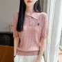 夏季短袖新款polo针织衫