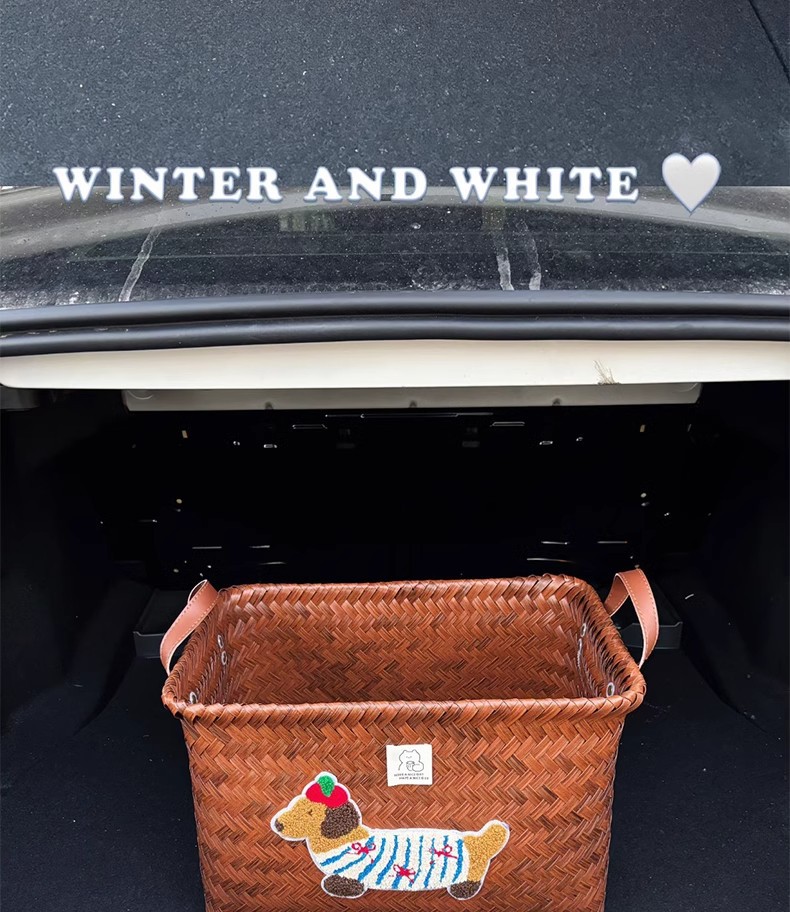 Car trunk folding storage box ladies practical finishing multi-function storage artifact car storage box storage