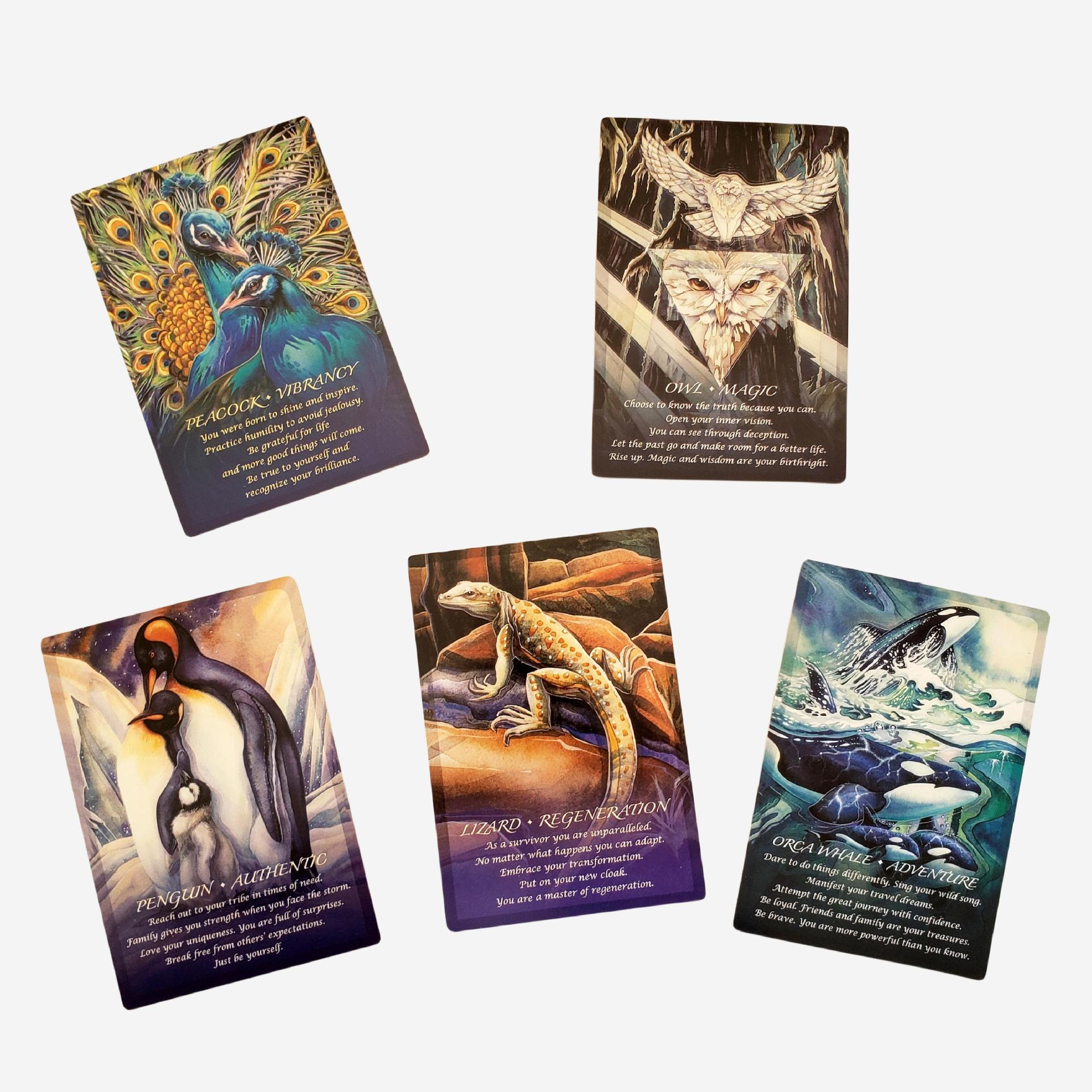 Spirit Of The Animals Orakel Deck Tierseele Gesellschaftsspiel_voghion.com