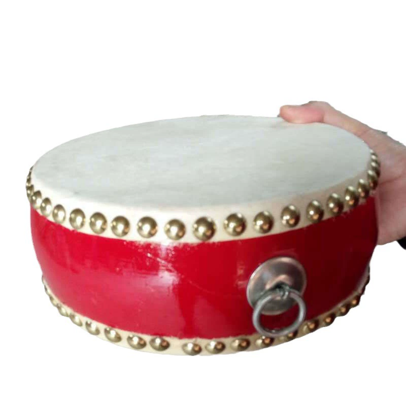 Кожаная барабанная декорация из натурального дерева, музыкальные percussion-инструменты, размер 5678 дюйма