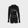 Black, short