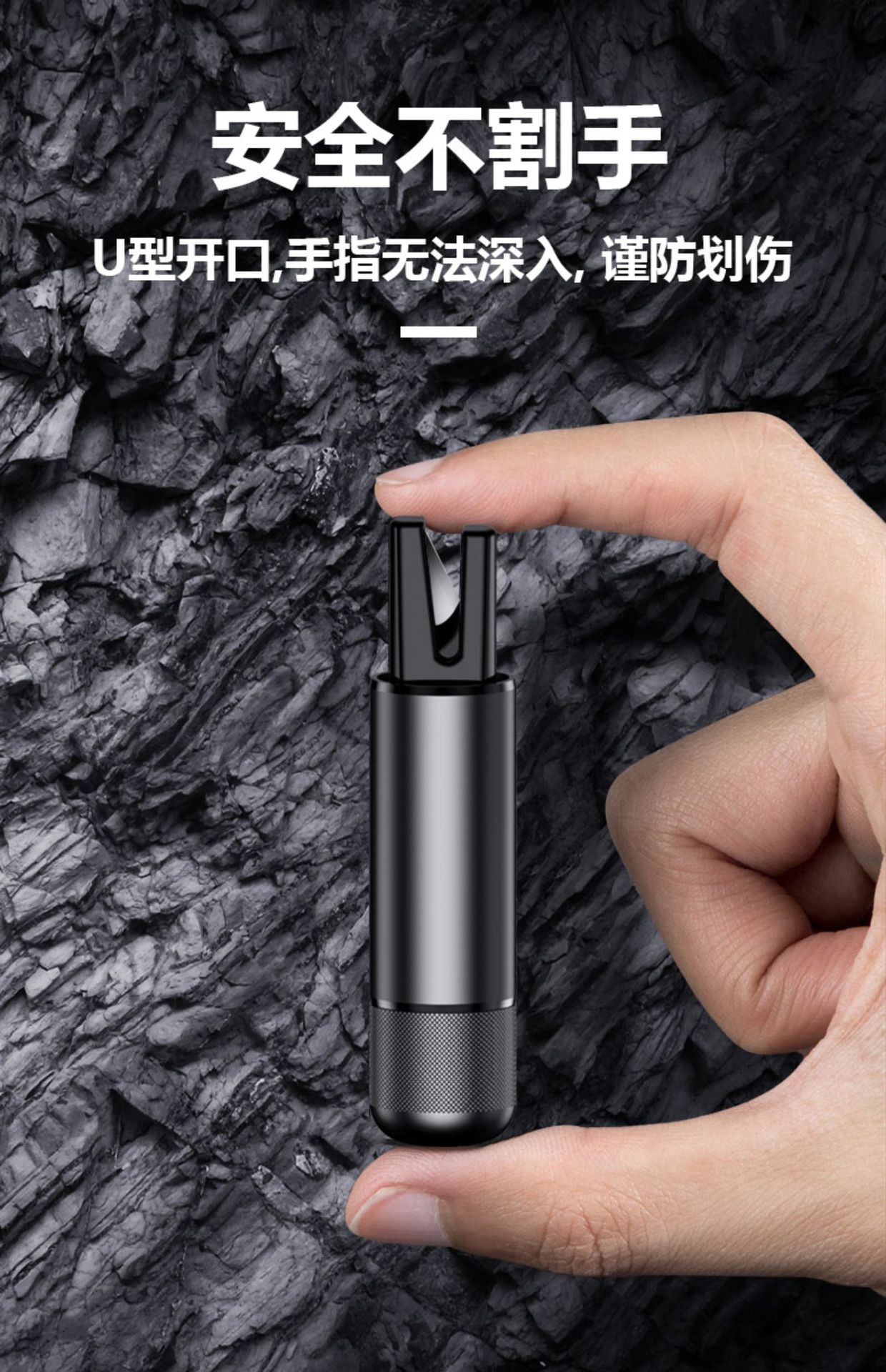 Car drowning escape tool explosion-proof car safety hammer tungsten steel head tempered glass broken window device fire fighting
