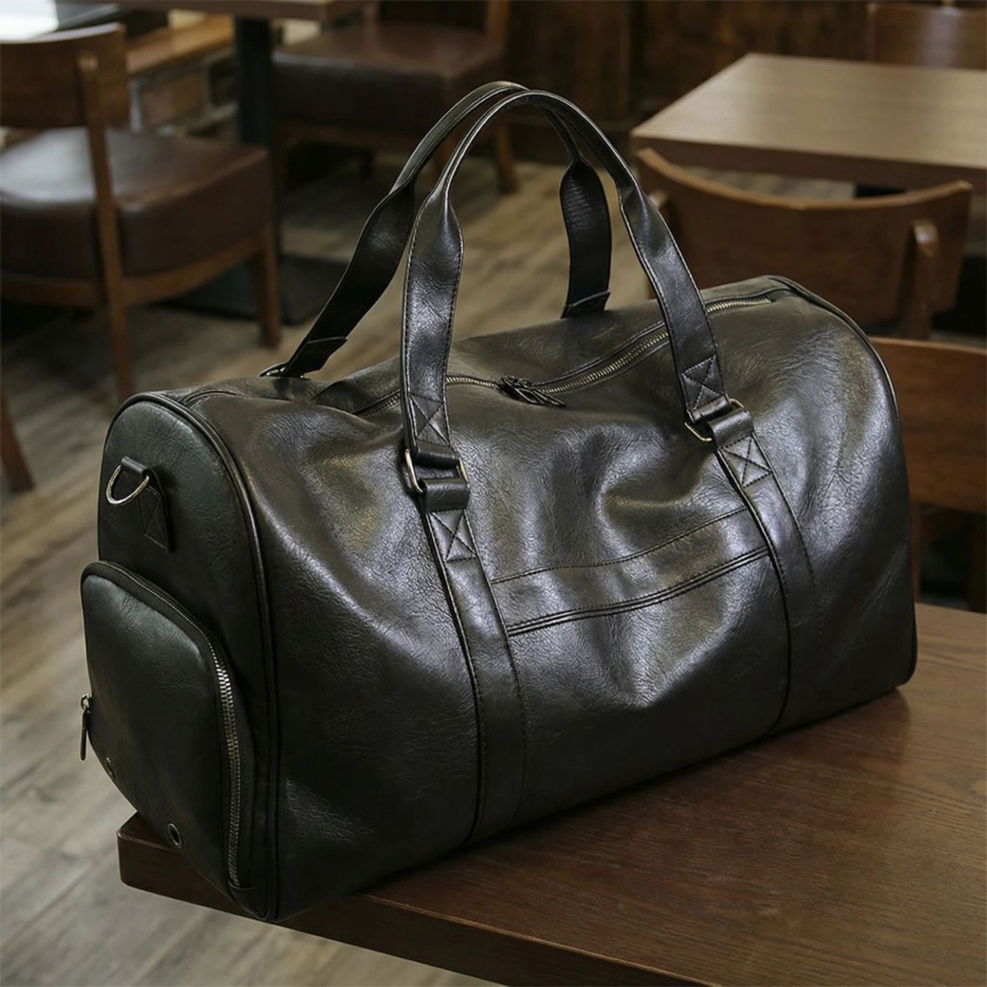 Dry and Wet Separate Large Capacity Travel Bag Independent Shoe Warehouse Portable Travel Bag for Short-distance Business Travel Crossbody