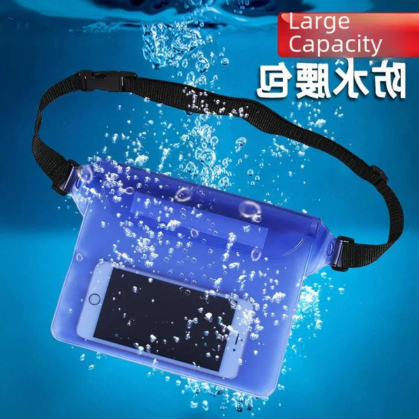 Spot Outdoor Mobile Phone Waterproof Bag Beach Mountaineering Pvc Waterproof Waist Bag New Colorful Storage Bag Waterproof Case