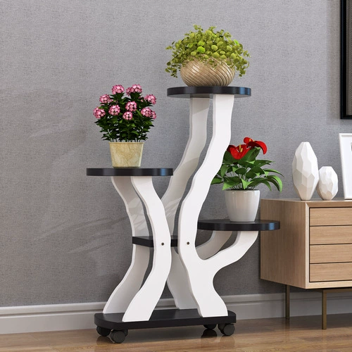 Стойка для цветов, подвесная стойка для орхидей, стеллаж для хранения на балконе, полка для цветов в помещении, экономящая место в гостиной, напольная многослойная стойка для цветочных горшков