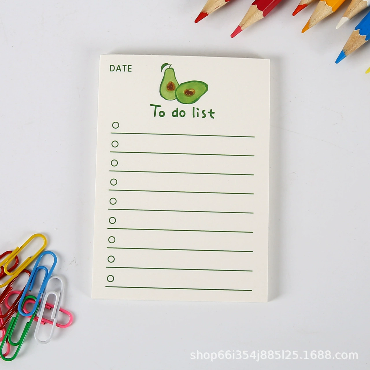 Fruit Bear Notepad Set, 50 pages, assorted colorful covers, cute little message book