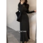显瘦法式点缀秋冬女装裙