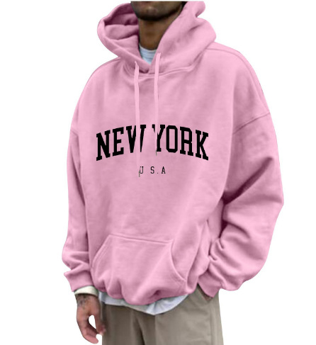 Mens Printed Oversized Hoodie Long Sleeve Casual Pullover Fashion_voghion.com