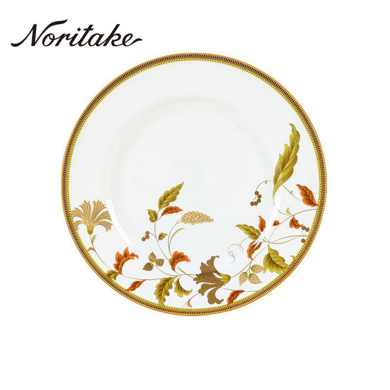 Noritake Shiwu ISLAY dinner plate suit household dish flat plate exquisite imported bone china tableware Rice Bowl