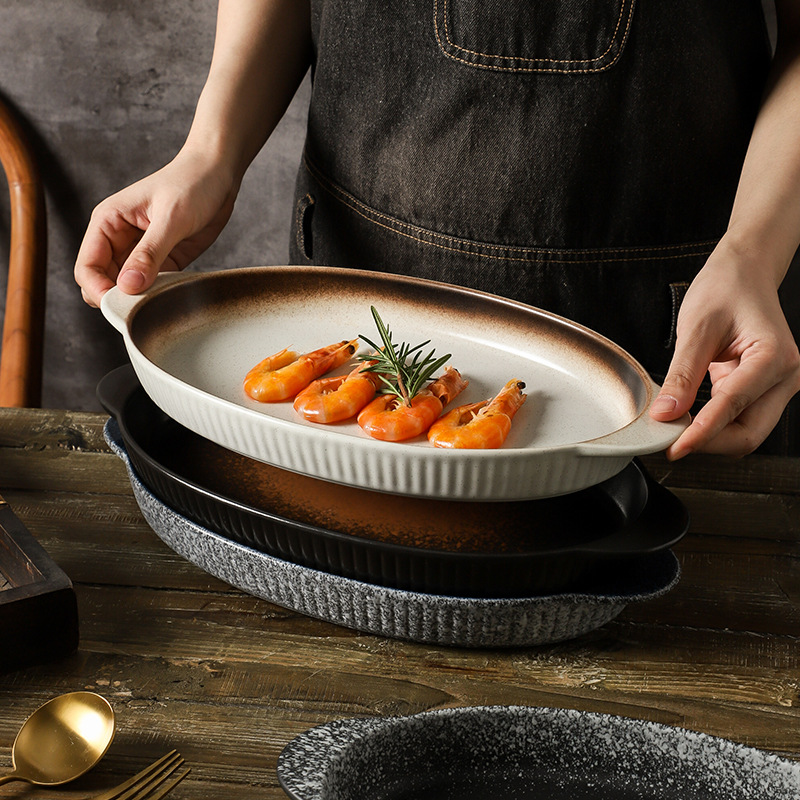 Japanese big ceramic extra large tableware for home use for…