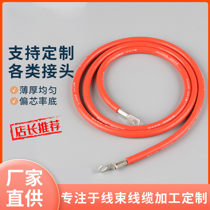 源头厂家锂电池端子连接线 各类电池插头连接线接插件加工定 制