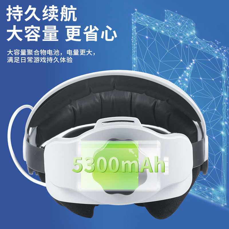 Aplicable a Oculus Quest 2 desgaste de la cabeza reducción de peso móvil de energía VR accesorios expansión de la batería VR carga desgaste de la cabeza
