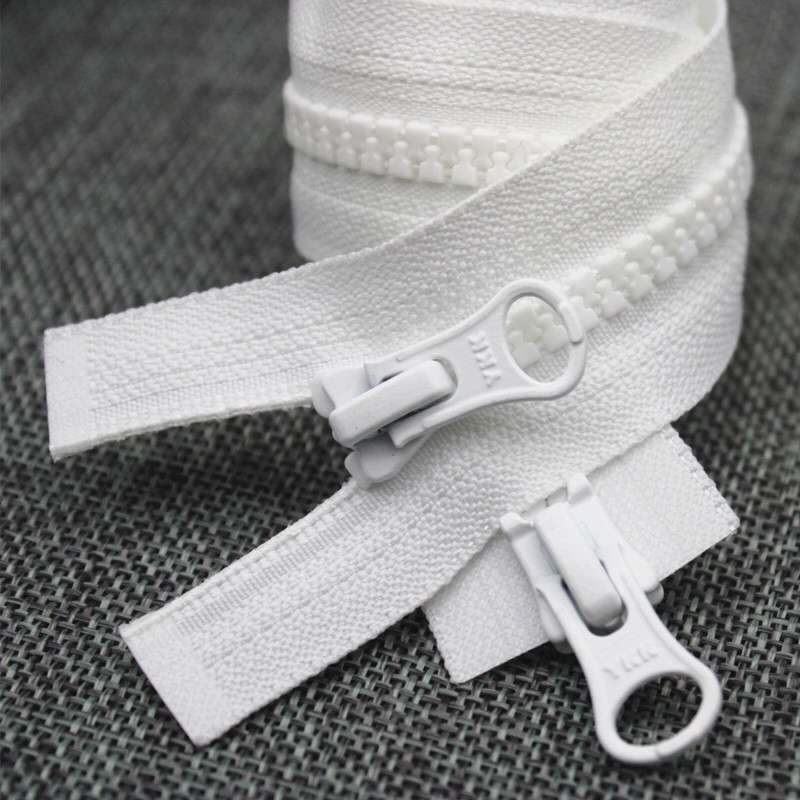 正品YKK5号树脂双拉头服装门襟箱包开口YKK拉链品质有保障可定制