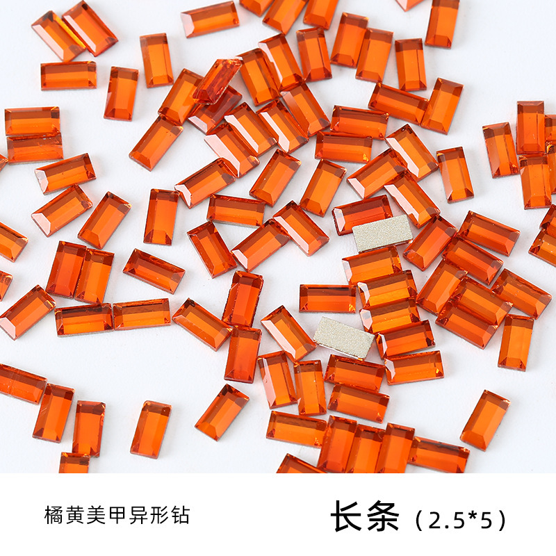 オレンジ色の異形ドリルの美甲ドリルのアクセサリーの卸売りは浦江工場の水ドリルの愛の水滴の馬の目のガラスのドリルを混ぜます。|undefined