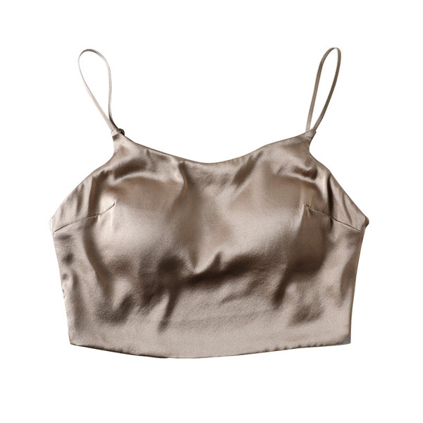 Silk thin wireless bra