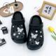 Cross-border hot-selling hole shoes diy accessories fashion bear ins Amazon hot-selling accessories hole shoes flower high-end sense