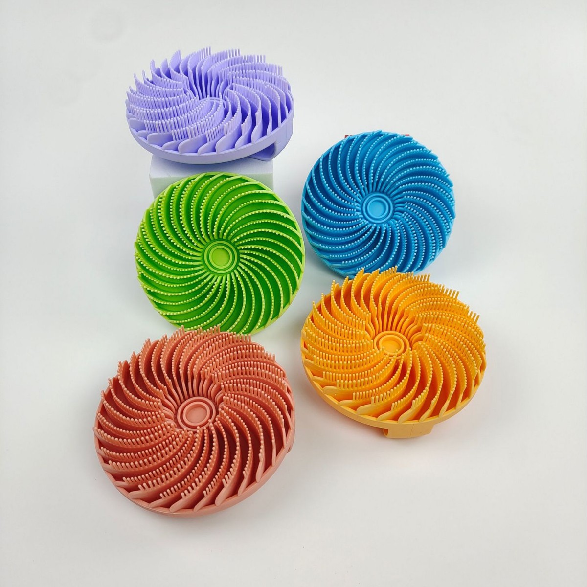 Cepillo de baño de silicona, cepillo de ducha de gel de silicona, cepillo de ducha de espalda, cepillo de limpieza de baño, cepillo de lavado de cabello de doble cara, masaje antiprurito