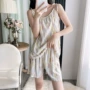 薄款夏季小清新性感家居服
