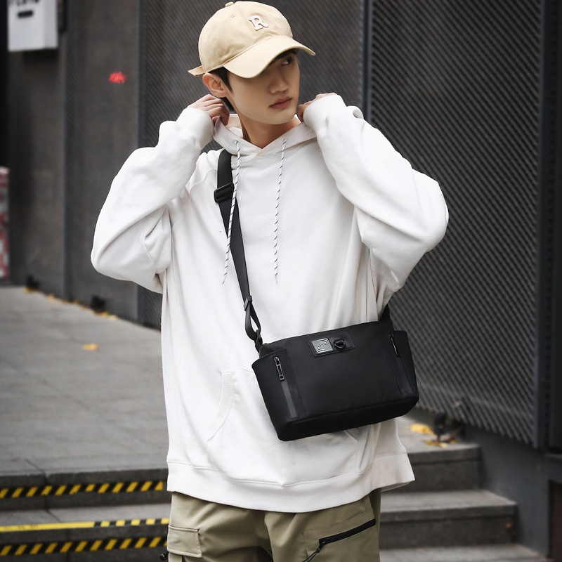 Wepower nuevo simple bolsa de mensajero ocasional de los hombres de negocios bolsa de hombro de moda pequeña bolsa de hombro