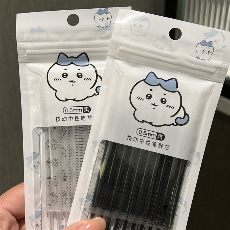 Quick dry smooth cute black rollerball pen for students