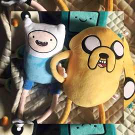 批发Adventure Time探险活宝玩具finn jack礼物 冒险时间毛绒公仔