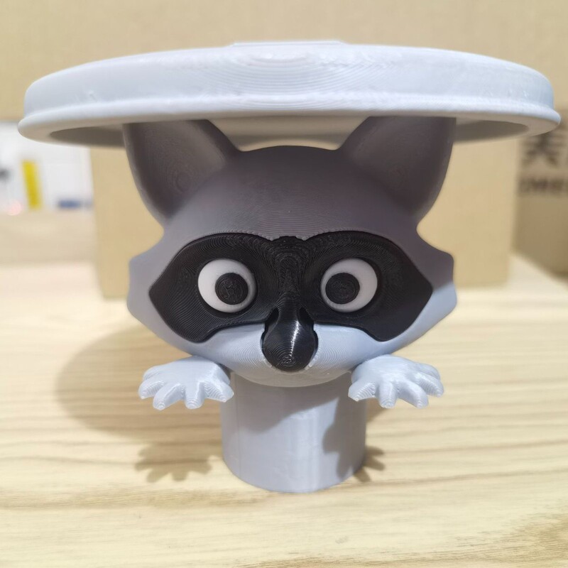 跨境现货 Raccoon Toilet Paper Holder 浣熊卫生纸架创意摆件|undefined