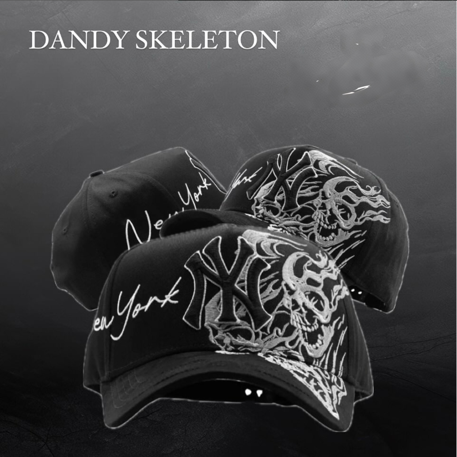 2025 explosión spot DANDY moda hip-hop tendencia gorra gorra de béisbol ajustable comercio exterior transfronterizo al por mayor