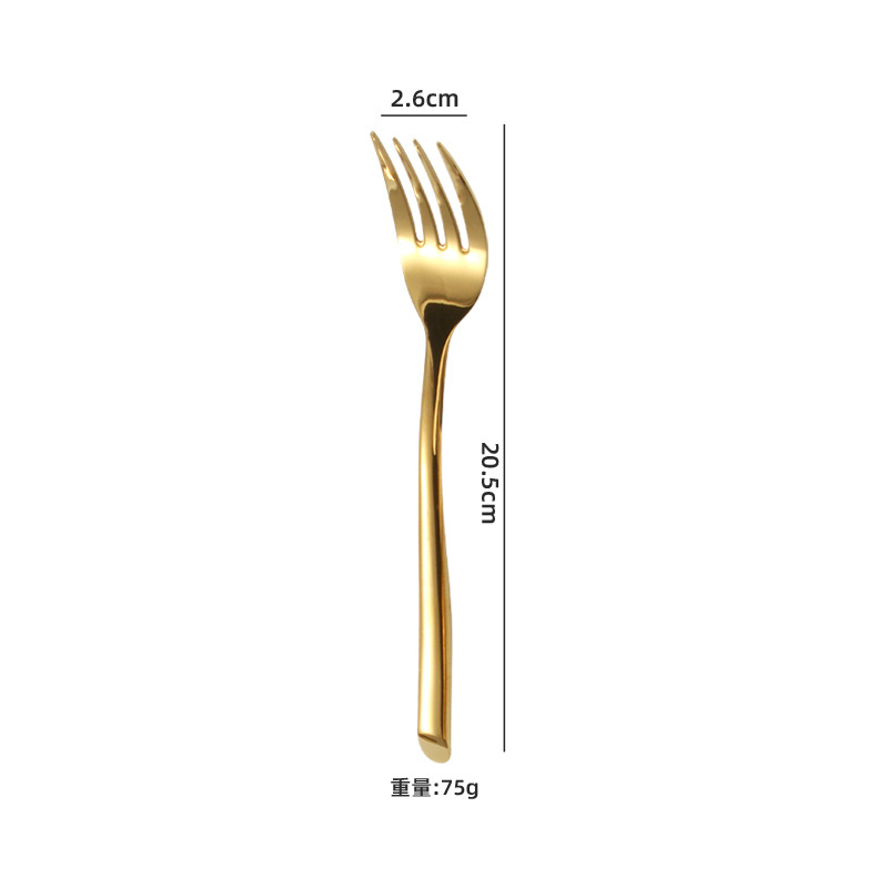 골든 경사 테일 메인 포크