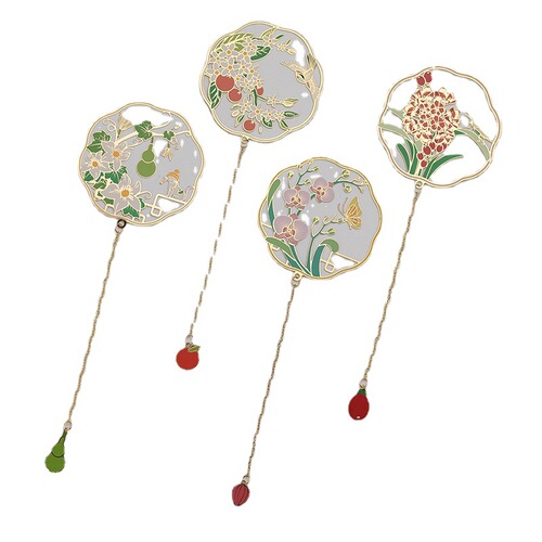 Spring Blossoms, Autumn Results - Original Palace Museum Cultural and Creative Metal Bookmark for Students - Exam and Graduation Gift - Teacher's Day Gift for Teachers