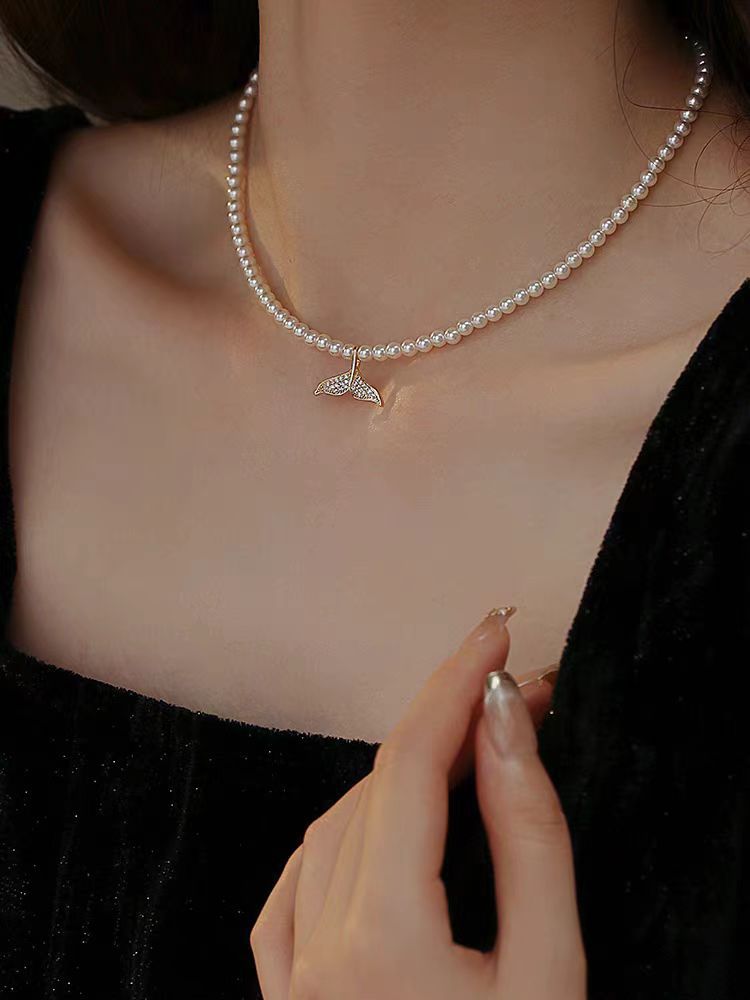 F0508 피쉬 테일 목걸이