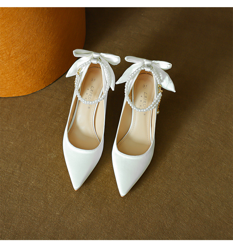 Women's Elegant Solid Color Point Toe Pumps display picture 6