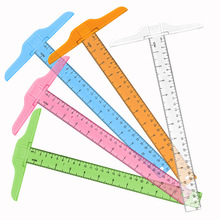 ��ɫT�ͳ�30CM��Ӣ���p�̶�ֱ�ǳ߽��B�Cе�����L�D�OӋ���ֳ�