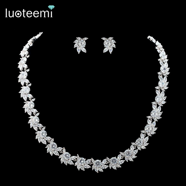 Platinum earrings