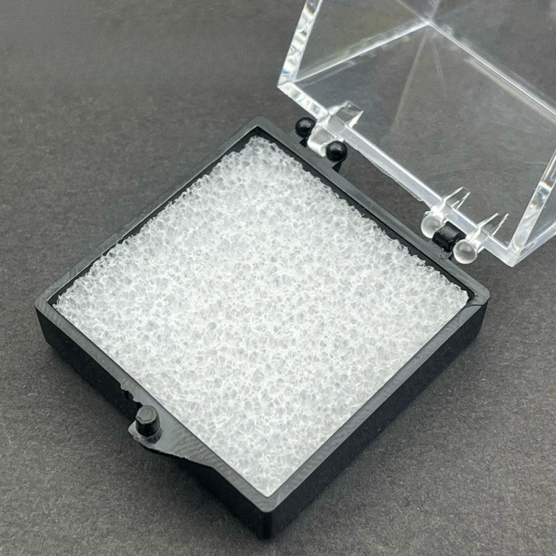 Минеральная коробка с логотипом, пенопластовая подушка, минеральная коробка для демонстрации, белая прокладка, закаленная и не желтеющая