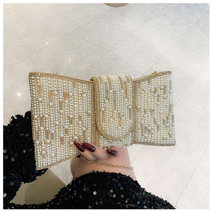 New cross-border European and American retro high-end clutch bag, full diamond single-shoulder crossbody ladies' bag, small bag, socialite dinner bag undefined
