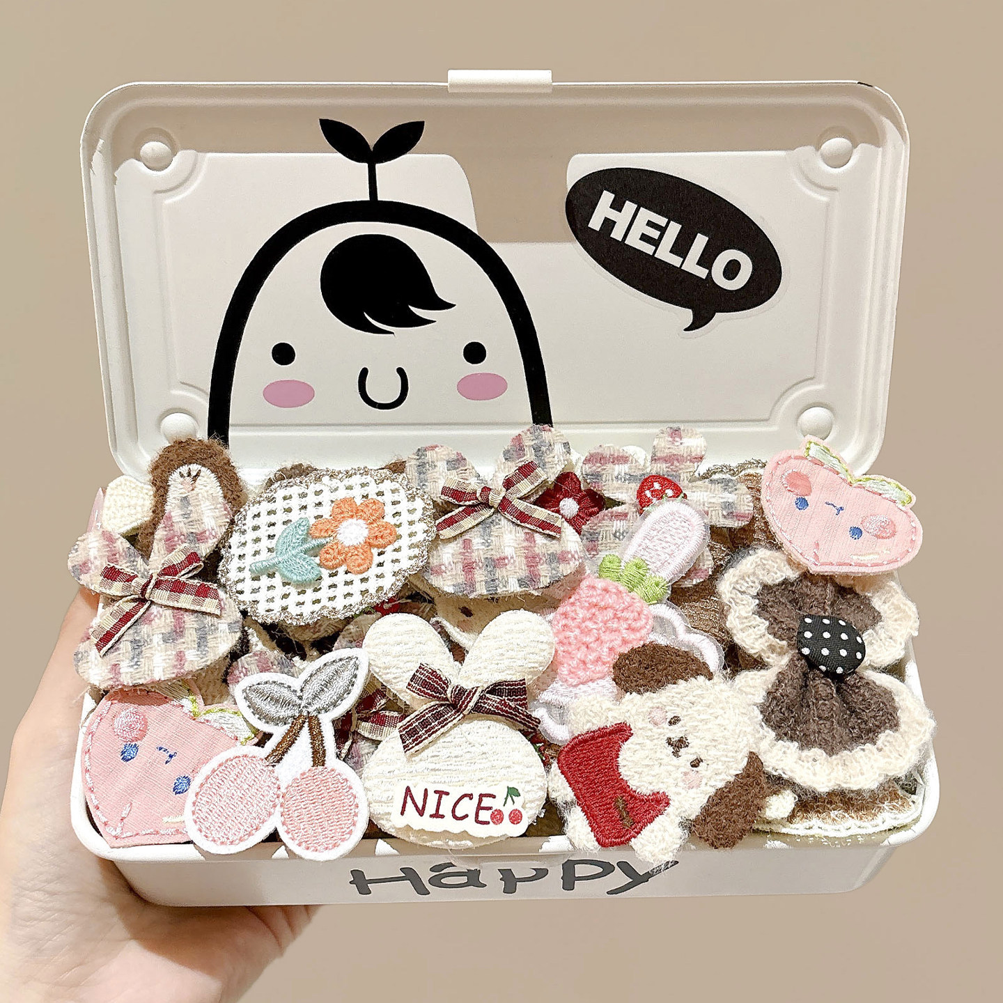 Baby Magic Tape Cartoon Forehead Bangs Sticker for Children, Non-damaging Hair Sticker, Baby Hair Styling Tool, Hair Accessory