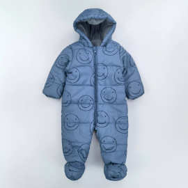 出口英国 G 冬季婴儿宝宝连体厚爬服长爬 Baby Winter Bodysuit