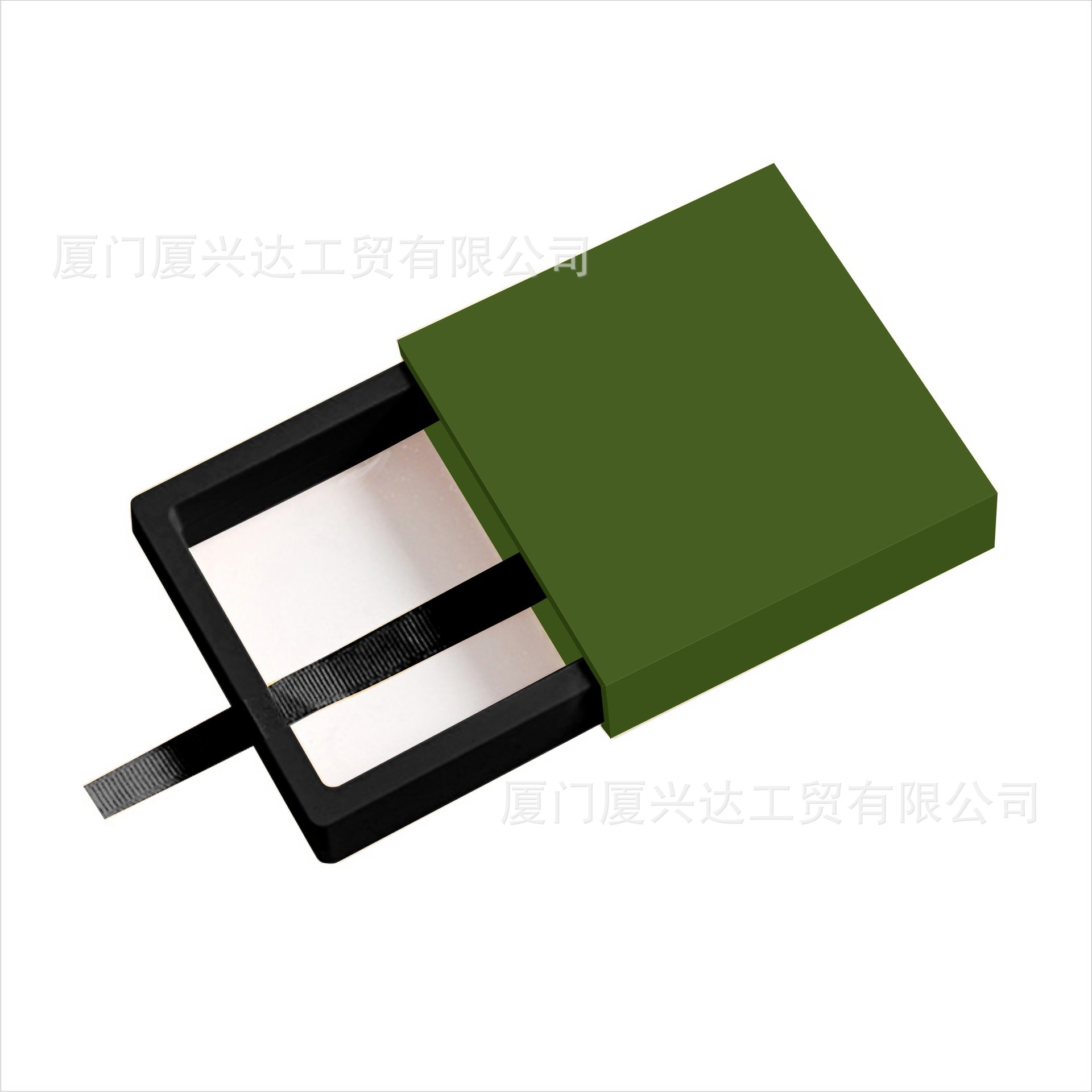 밀리터리 그린(검은색 내부 상자 포함), 7*7*2cm