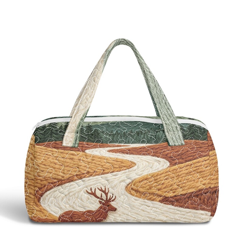 International Cross-Border Fashion Free-Style Luggage Bag with Outdoor Scenery Elements, Polyester Handbag, Pod Custom Design International Cross-Border Fashion Free-Style Luggage Bag with Outdoor Scenery Elements, Polyester Handbag, Pod Custom Design