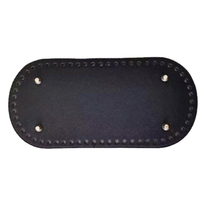 Bag Bottom Wholesale DIY Handmade Bag Base Hyuna Crochet Bag Bottom Leather Woven Bottom Plate Accessories 25*12 Oval