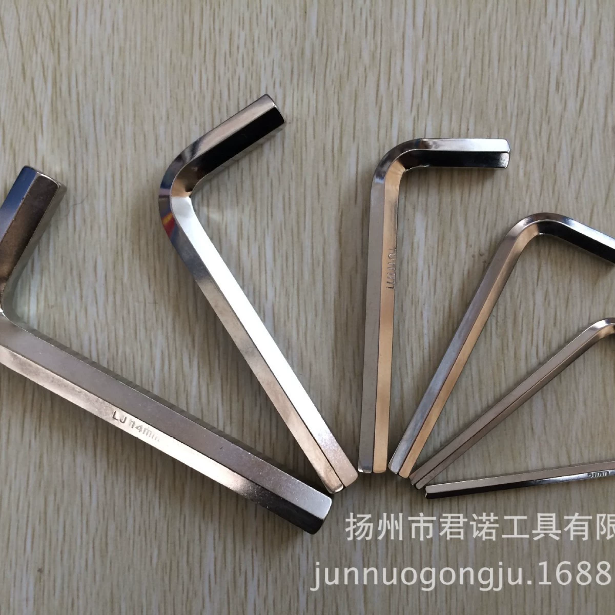 Инструменты Junuo поставляют наборы плоских коротких шестигранных ключей с черным никелированием, размеры 3-55 мм, прямые продажи от производителя, процесс никелирования.