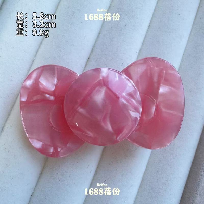 韩版可爱百搭蝴蝶结发夹侧边夹刘海碎发夹高颜值少女心醋酸鸭嘴夹|undefined