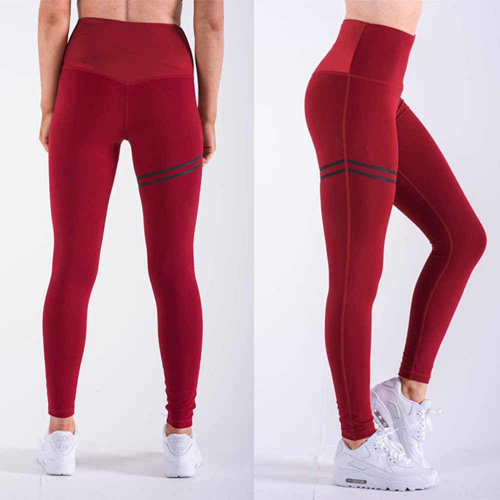 Des Sports Couleur Unie Polyester Actif Bas Leggings display picture 2