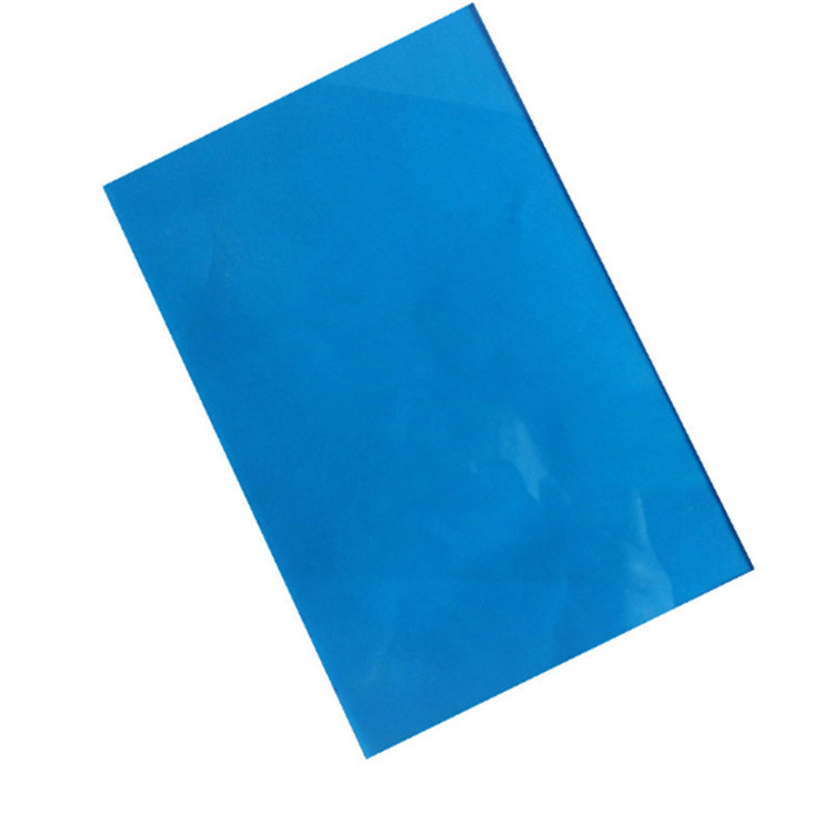 pc耐力板厂家采光工程实心pc耐力板蓝色十年质保隔音耐力板阳光板