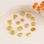 保色盾牌八卦天使佛手扎基拉姆手贴片珍珠托针防摩擦隔垫片配件