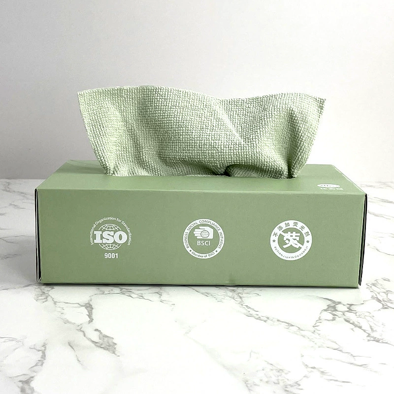Removable Magic Traceless Rag, Absorbent Thickened Dishcloth, Disposable 20‑pull Box