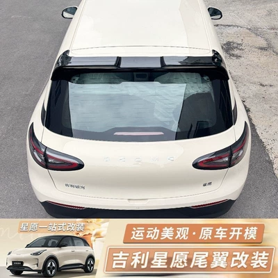 spoiler, original car exterior – Fixed wind wing