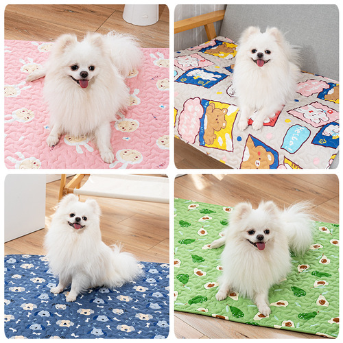 Pet Carpet Dog Cushion Specifically Designed for Small Dogs to Sleep on, Cat Bed Mat Summer Non-slip Pet Mat